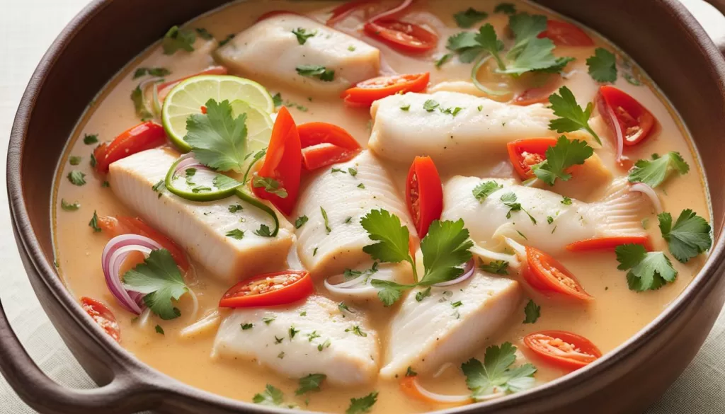 Moqueca de peixe à baiana