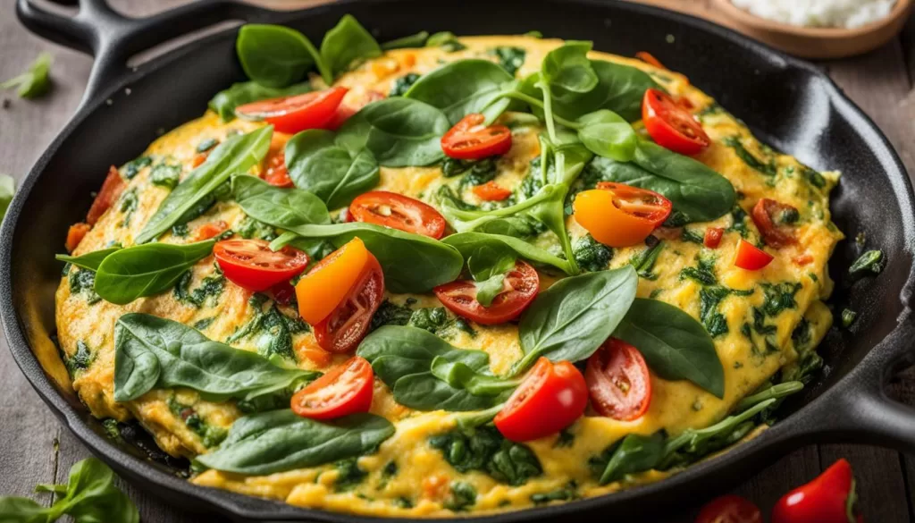 Omelete de Espinafre