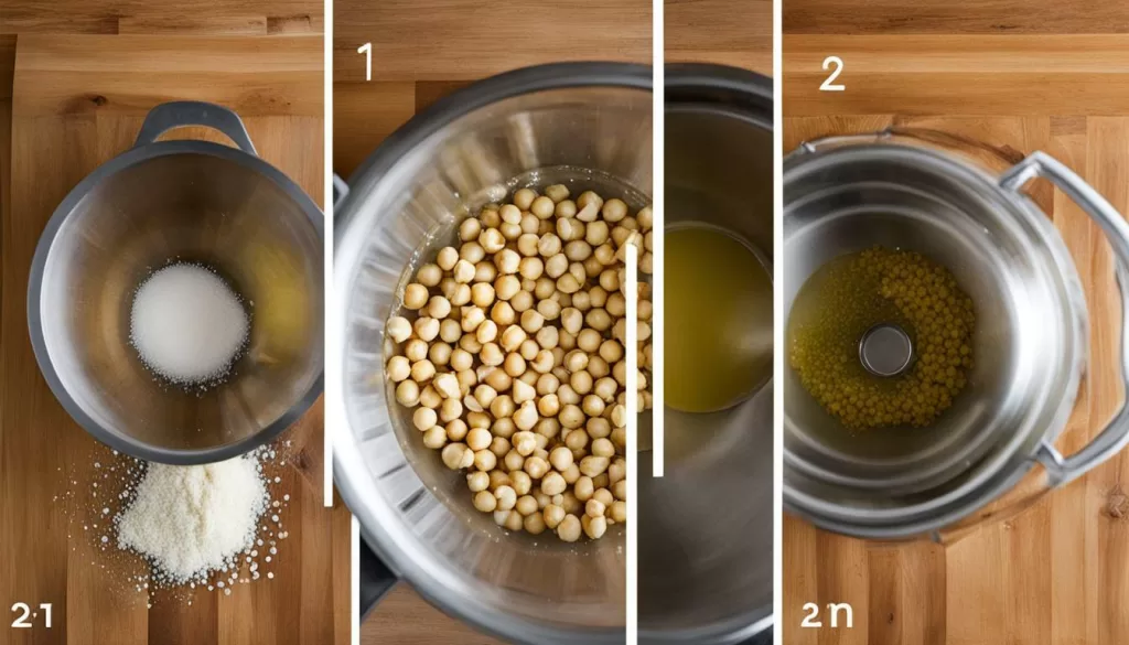 Passo a passo para preparar o hummus Passo a passo para preparar o hummus