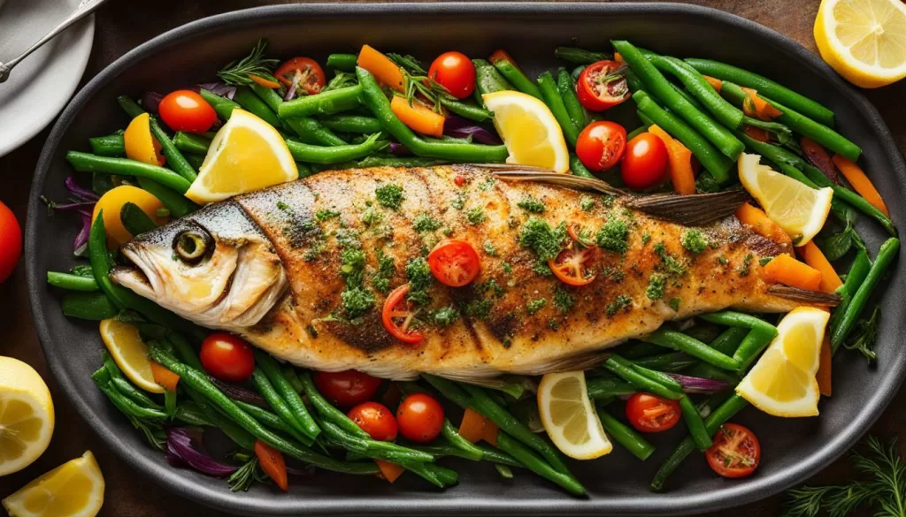Peixe Assado com Ervas