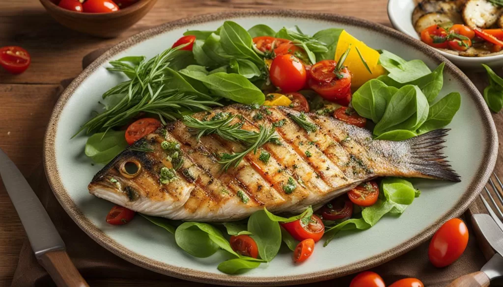 Peixe Assado com Ervas