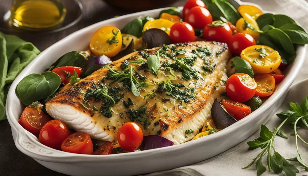 Peixe Assado com Ervas