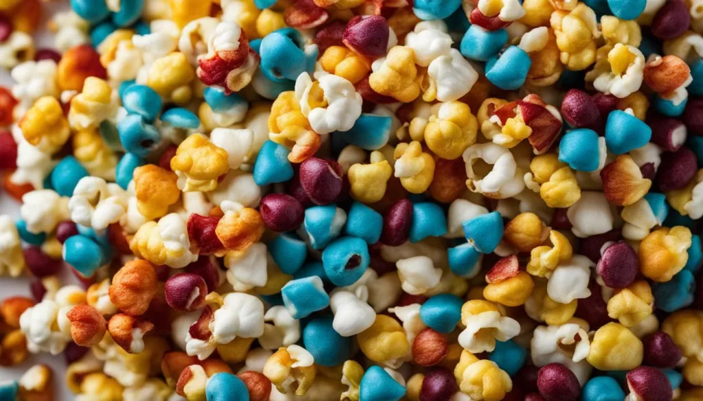 Pipoca Doce com diferentes sabores