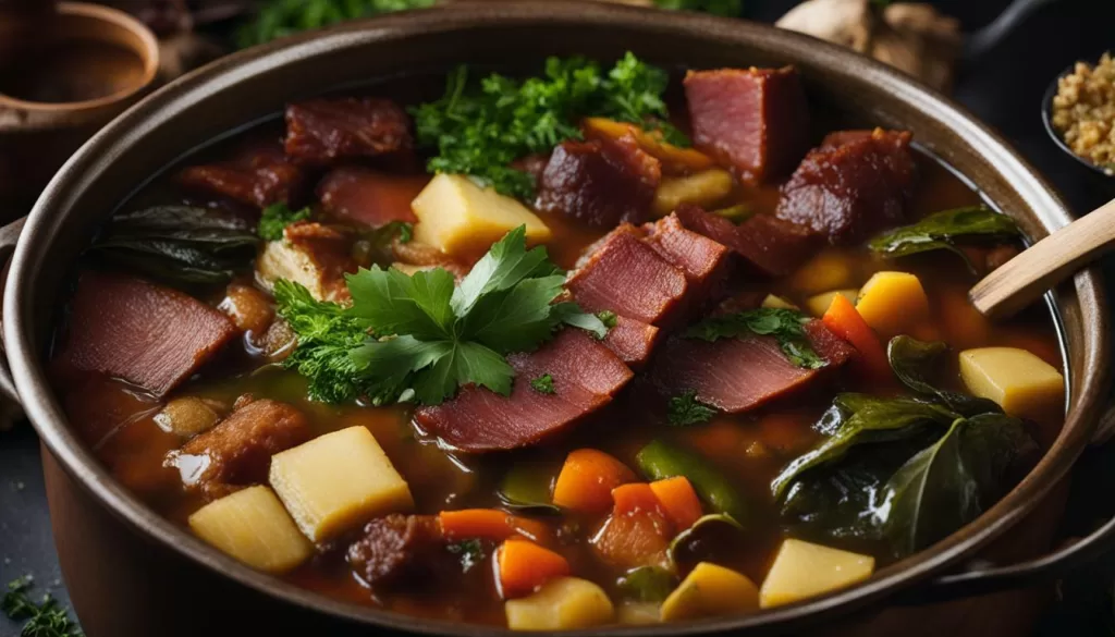 Receita de Maniçoba com ingredientes tradicionais
