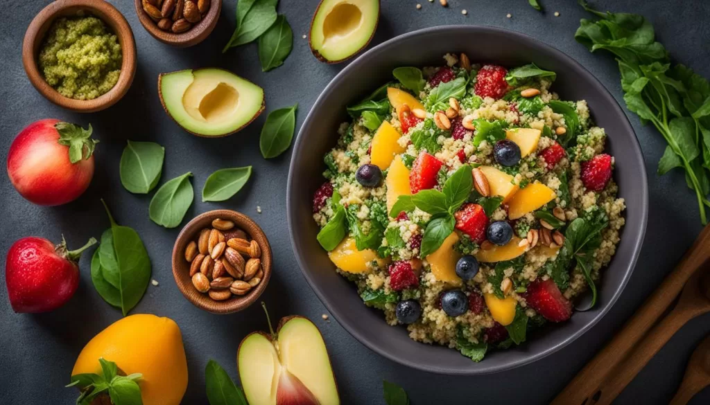 Salada de Quinoa para Diabéticos