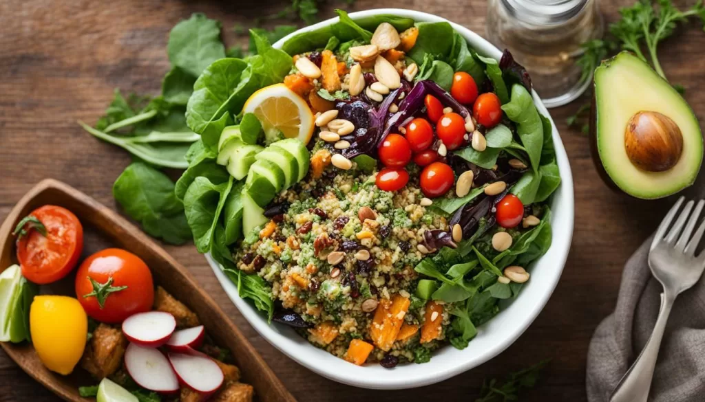 Salada de Quinoa para Diabéticos