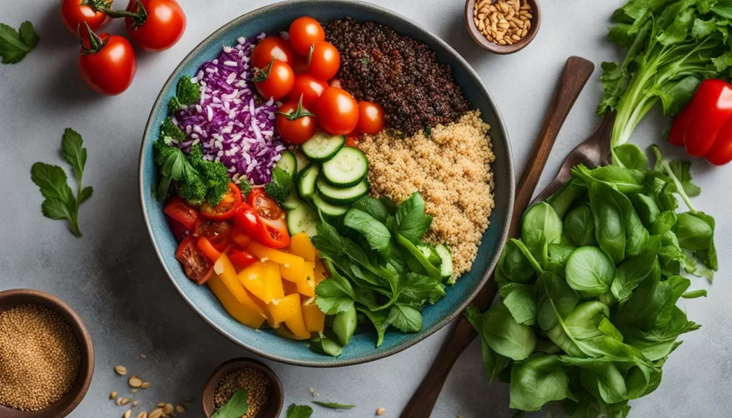 Salada de Quinoa para diabéticos
