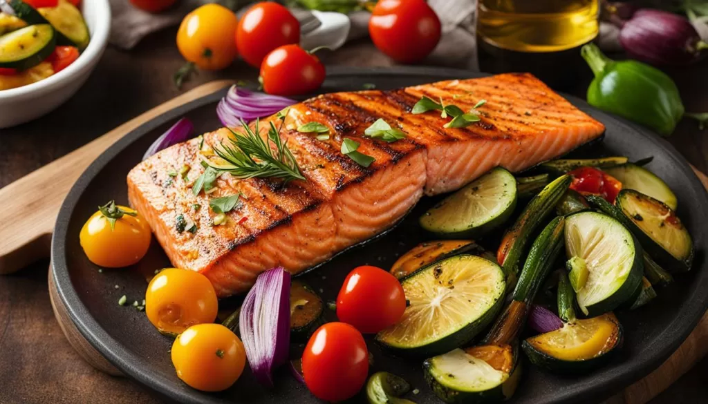 Salmão grelhado