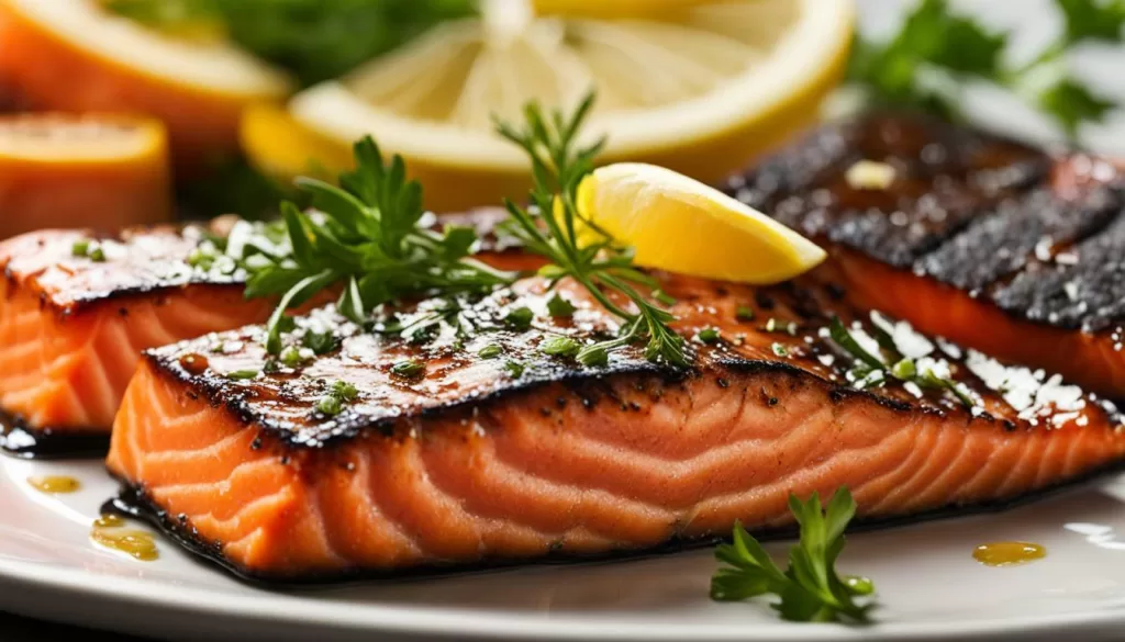 Salmão grelhado