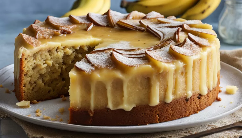 Sobremesa de Banana com Doce de Banana