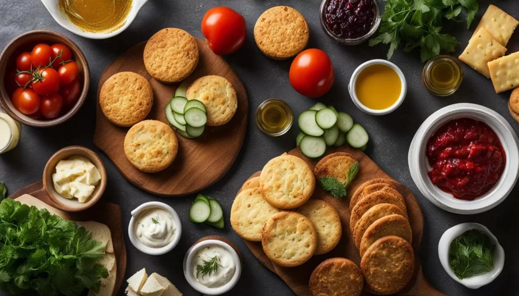 Sugestões de acompanhamento para biscoitos de queijo