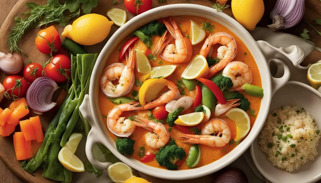 Variações da Moqueca de Peixe e Camarão