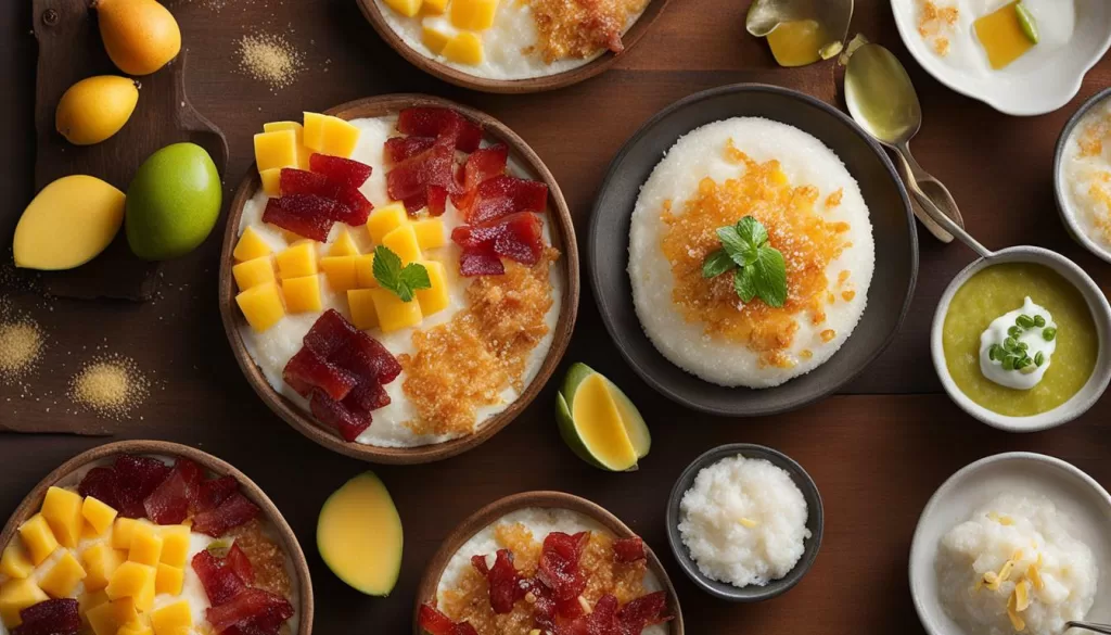 Variações da tapioca com tucumã