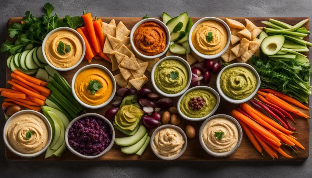 Variações de Hummus Variações de Hummus