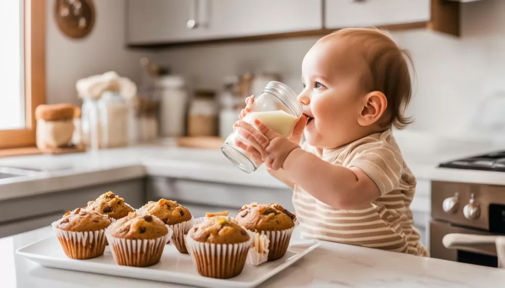 cuidados ao oferecer bolinho de banana para bebê