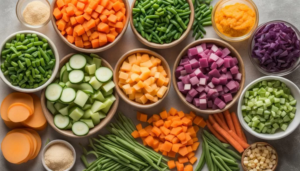 legumes para papinha do bebê