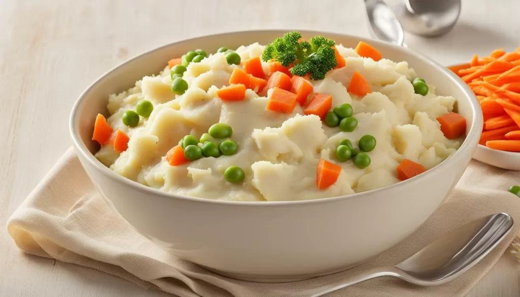 purê de batata para bebê com proteínas
