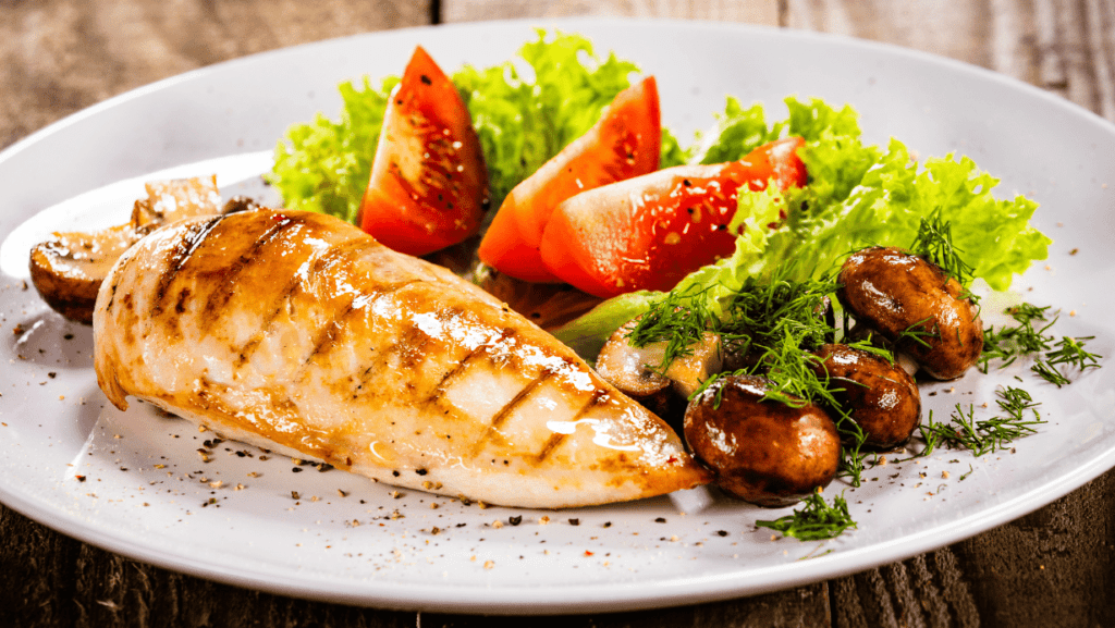 Salada de Frango para Emagrecer 4 salada de frango grelhado 1