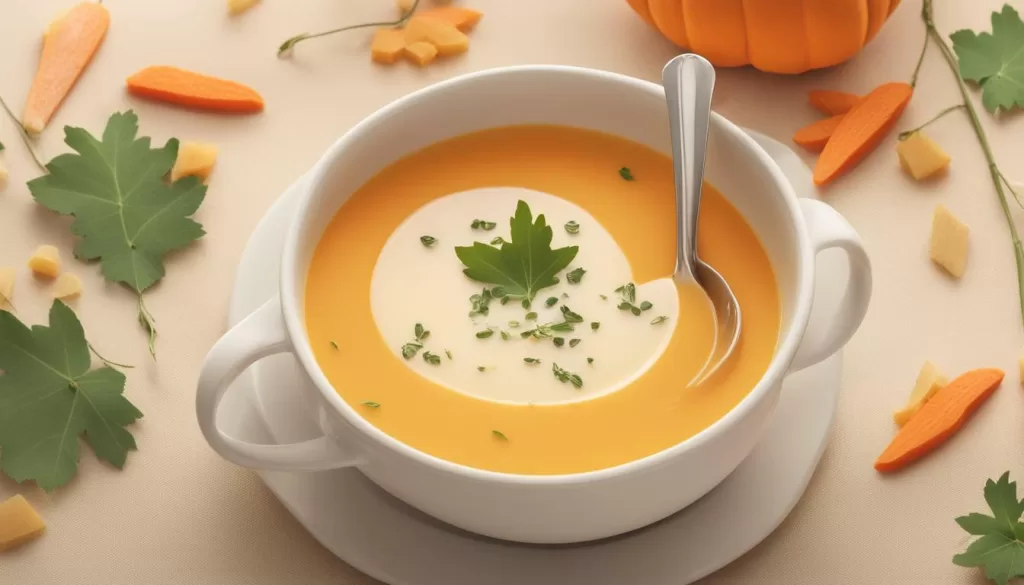 sopa de abóbora para bebês