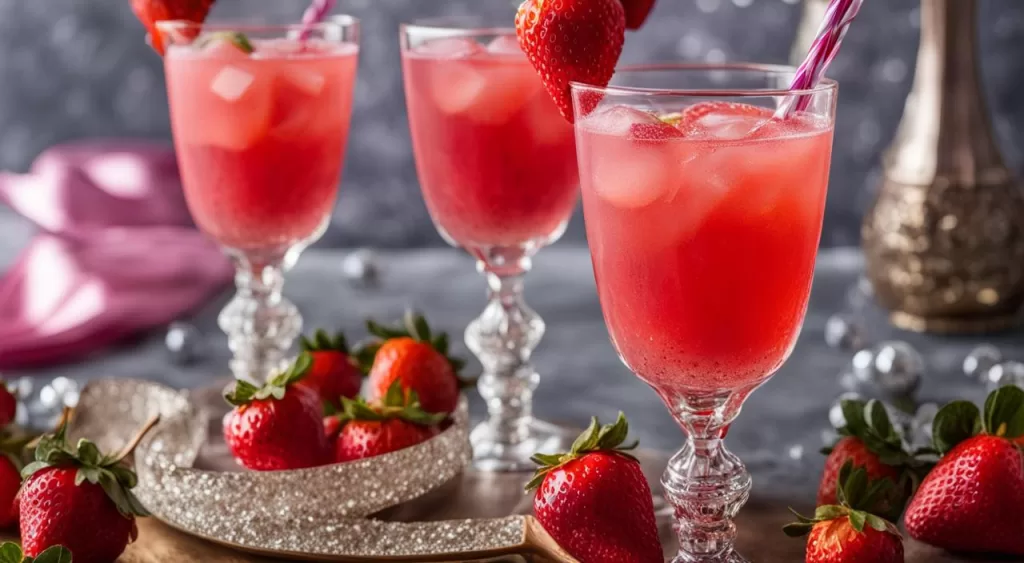 Drink Rossini com morangos