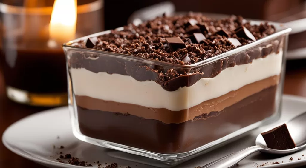 Pavê de chocolate para ceia de Ano Novo