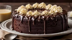 Bolo de Chocolate com Cobertura de Brigadeiro