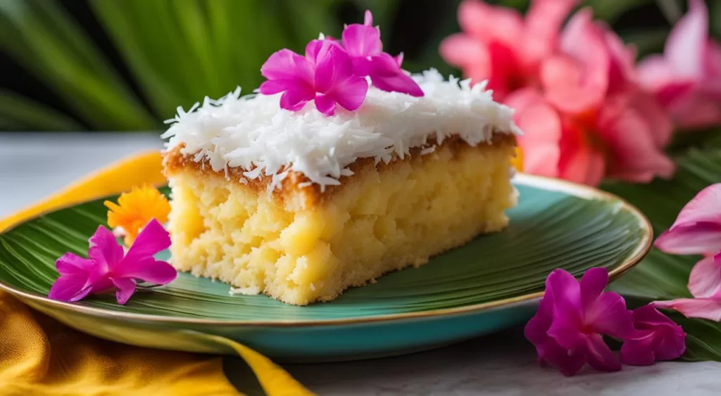 Bolo de Coco com Abacaxi