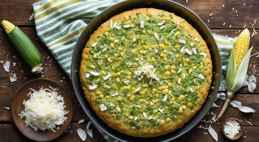 Bolo de Milho Verde com Coco