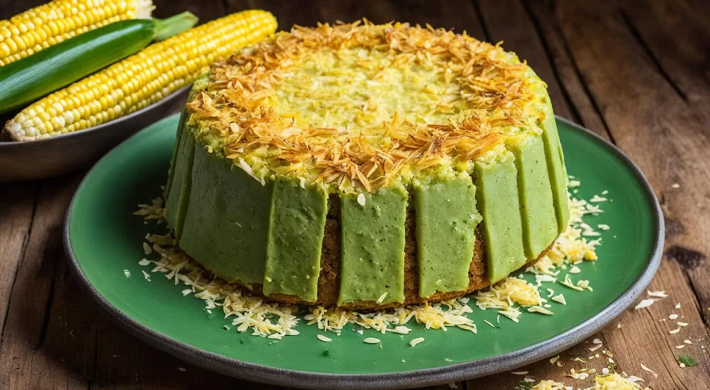 Bolo de Milho Verde com Coco