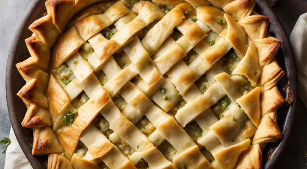 Torta de frango com catupiry