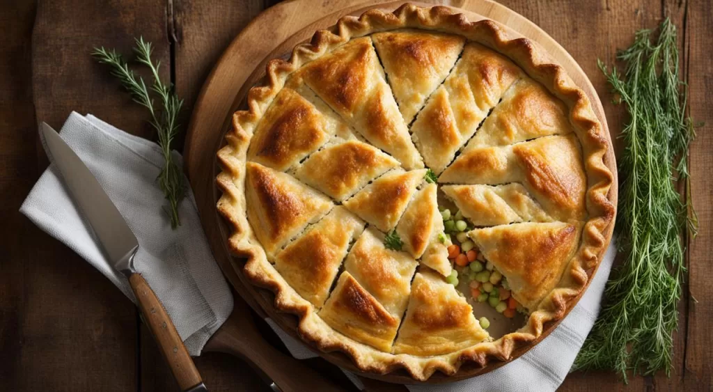 Torta integral de frango