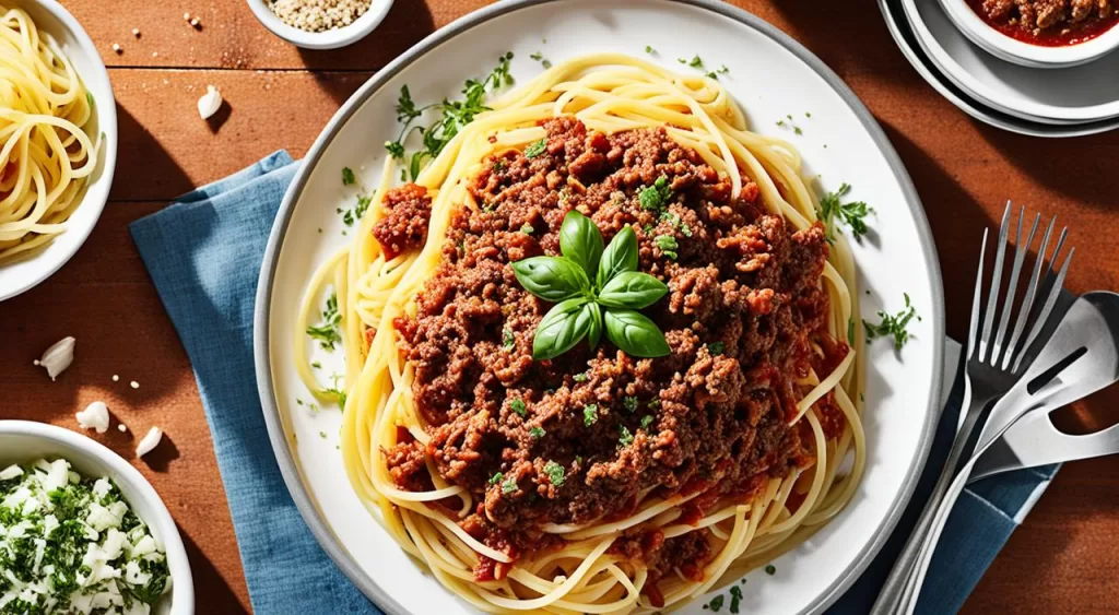 dicas para macarrao com carne moida