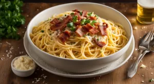 Receita Fácil de Macarrão à Carbonara