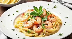 Receita Fácil de Macarrão com Camarão Delicioso