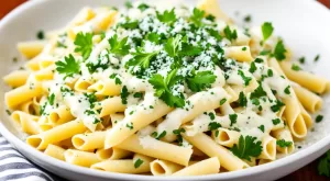 Receita Fácil de Macarrão com Molho Branco