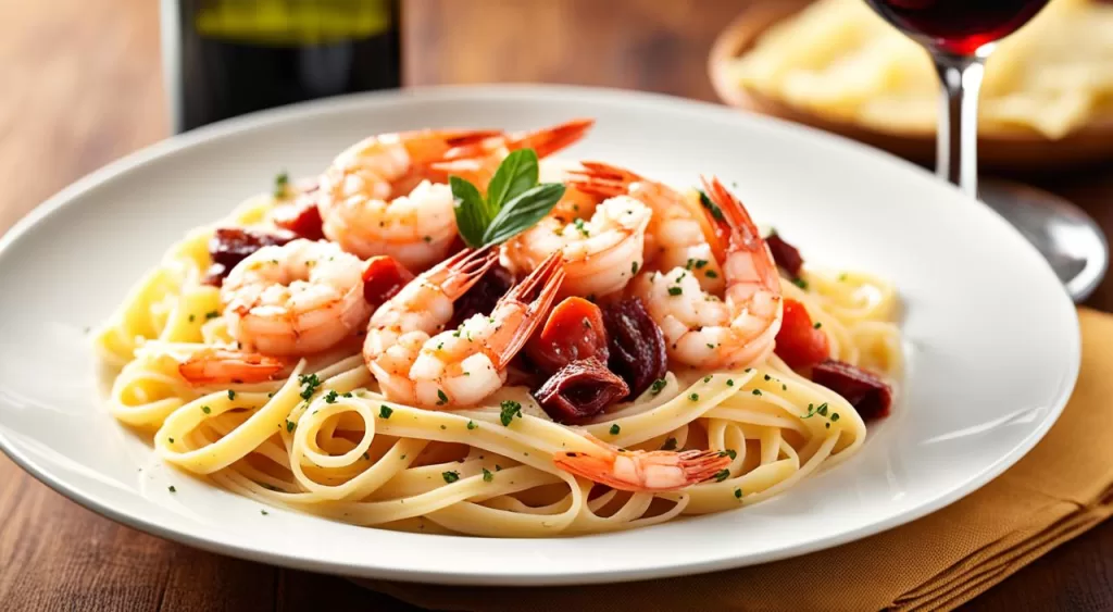 melhor vinho para acompanhar macarrão com camarão